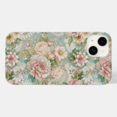 Ouderwetse botanische afbeeldingen, Meisjesachtig Case-Mate iPhone Case (Achterkant (horizontaal))