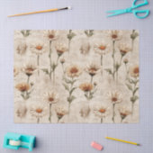 Ouderwetse botanische bloempatroon (8) tissuepapier (Craft)