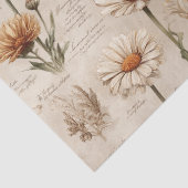 Ouderwetse botanische bloempatroon (8) tissuepapier (Detail)