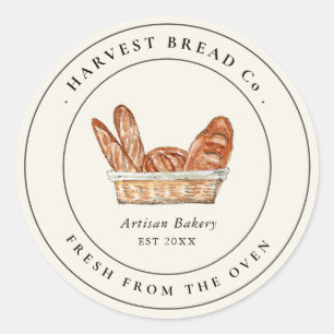 Ouderwetse brood bakkerij Label