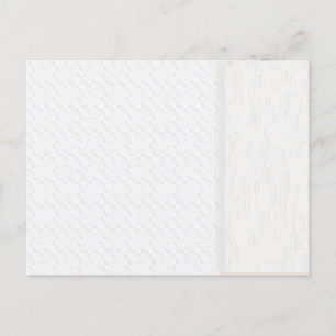 Ouderwetse effen witte structuur trouw uitnodiging briefkaart