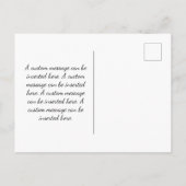 , ouderwetse fietsenweergave briefkaart (Achterkant)