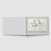 , ouderwetse fietsenweergave gastenboek (Volledig)