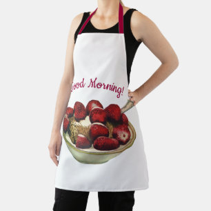 Ouderwetse Gezonde Ontbijtgranen Aardbeien Schort