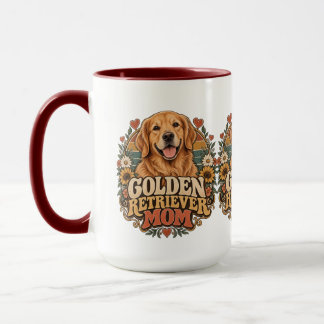 Ouderwetse Golden Retriever Moeder Mok