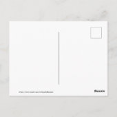 ouderwetse halloween, Boy & Black cat Briefkaart (Achterkant)