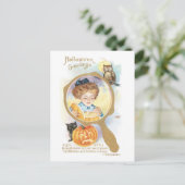 ouderwetse Halloween Briefkaart (Staand voorkant)