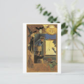 ouderwetse Halloween Briefkaart (Staand voorkant)