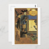 ouderwetse Halloween Briefkaart (Voorkant / Achterkant)