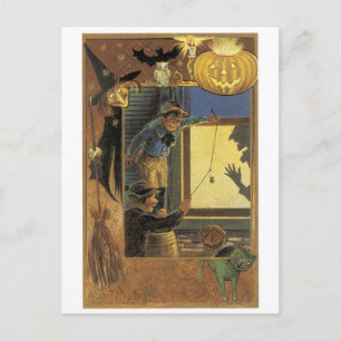ouderwetse Halloween Briefkaart