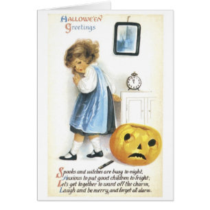 ouderwetse halloween, meisje