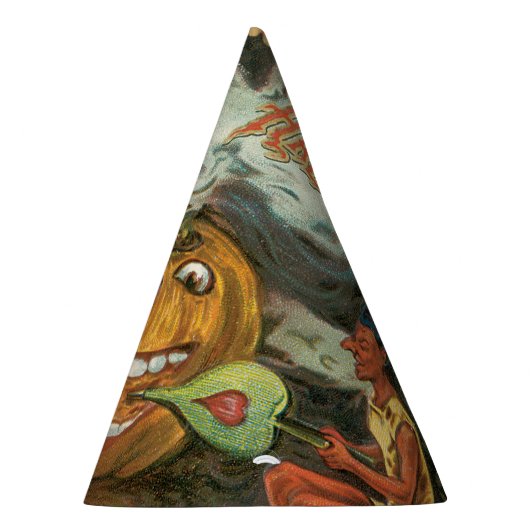 ouderwetse halloween, pomkin & duivels feesthoedjes (Rechts)