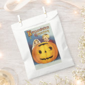 ouderwetse halloween, pompoen (jack-o'-lantaarn) bedankzakje (Geknipt)