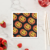 ouderwetse halloween, pompoen (jack-o'-lantaarn) servet (Insitu)