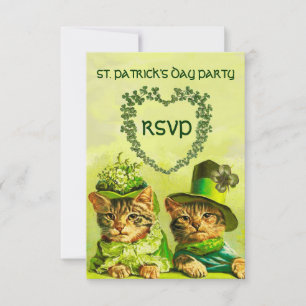 OUDERWETSE IERSE KATTEN, ST.PATRICK'S DAY PARTY RS RSVP KAARTJE