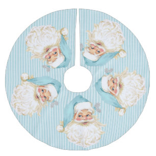 Ouderwetse Kerstman Turquoise Streep Kerstboom Rok