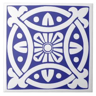 Ouderwetse Klassieker: Blauw en Wit Traditioneel Tegeltje