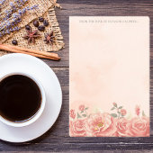 Ouderwetse koraal Rozen gepersonaliseerd Post-it® Notes