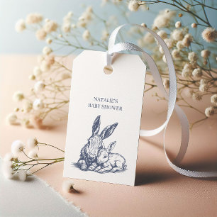 Ouderwetse Landelijke Charme Baby Shower Bedankt Cadeaulabel