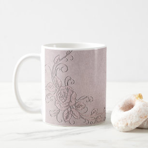 Ouderwetse Landelijke Glamour Elegante Roze Shabby Koffiemok