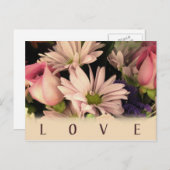 Ouderwetse liefde briefkaart (Voorkant / Achterkant)