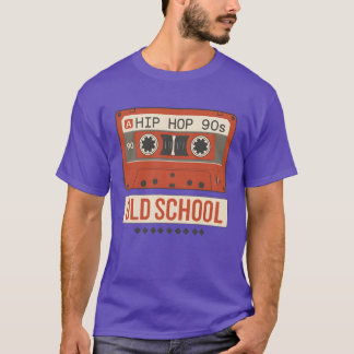 Ouderwetse muziek HipHop cassette retro cadeau ide T-shirt