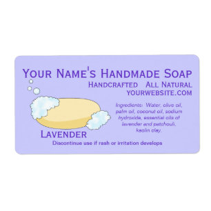 Ouderwetse natuurlijke zeepetiketten ontwerp Sjabl Etiket