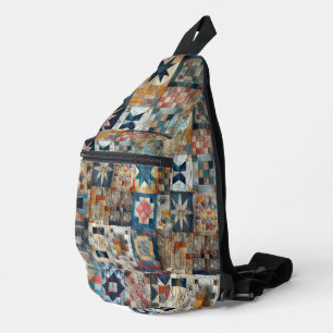 Ouderwetse Patchworkdeken Sling Bag