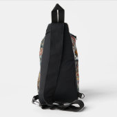 Ouderwetse Patchworkdeken Sling Bag (Achterkant)