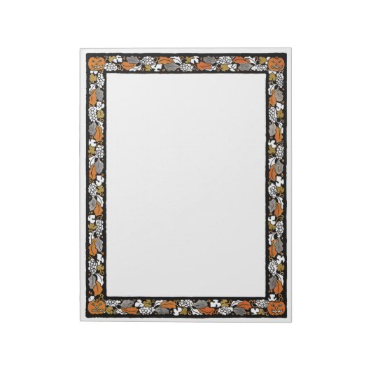 Ouderwetse pompoenen en bladeren Notitieblok (Gedraaid)