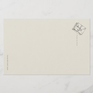 Ouderwetse Regency-romance geïnspireerde correspon Briefpapier