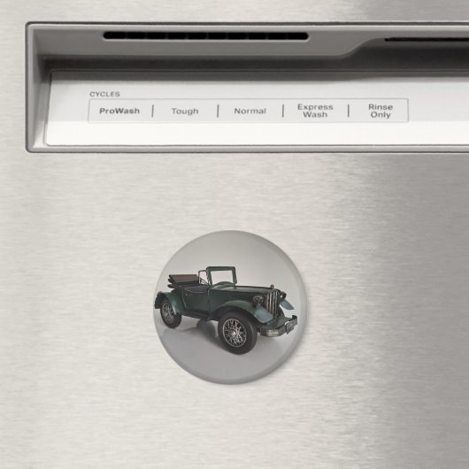 Ouderwetse retro cabriolet magneet (Insitu (Vaatwasser))