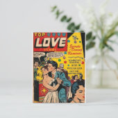 Ouderwetse Romance Briefkaart (Staand voorkant)