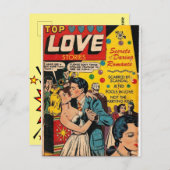 Ouderwetse Romance Briefkaart (Voorkant / Achterkant)