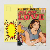 Ouderwetse Romantiek Briefkaart (Voorkant / Achterkant)