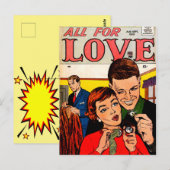 Ouderwetse Romantiek Briefkaart (Voorkant / Achterkant)