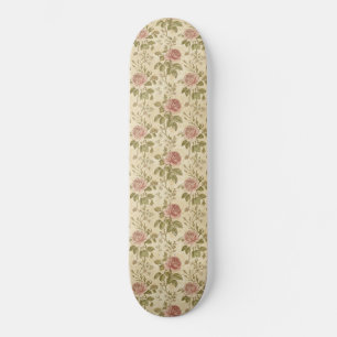 Ouderwetse Roos Bloempatroon Skateboard