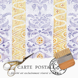 Ouderwetse Rustieke Textuur Victoriaanse Decoupage Tissuepapier