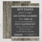 Ouderwetse Schuur Houten Schoolbord Landelijke Bru Kaart (Voorkant / Achterkant)