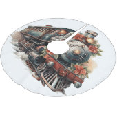 Ouderwetse stoomtrein retro kerst kerstboom rok (Gekanteld)
