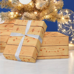 Ouderwetse textuur van natuurlijk hout - Rustieke  Cadeaupapier