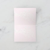 Ouderwetse Trouwdag Dankjewel met Kersenbloesem Li Bedankkaart (Binnen)