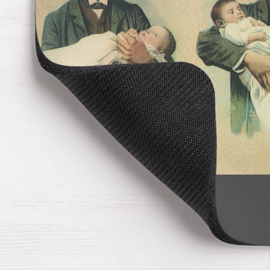 Ouderwetse Vaderdag in Victoriaanse stijl, Het zij Muismat (Hoek)