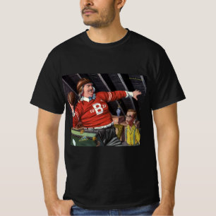 Ouderwetse Vaderdag, Sporten Voetbal Vader en Zoon T-shirt