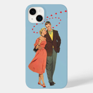 Ouderwetse Valentijnsdag, Romantische Zwevende Har Case-Mate iPhone 14 Plus Hoesje