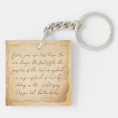 ouderwetse verzorger, verpleegassistent sleutelhanger (Achterkant)