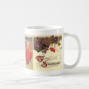 Ouderwetse Victoriaanse Valentijnsdag Voor Mijn Li Koffiemok