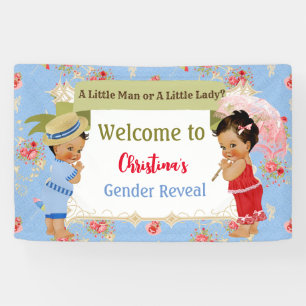 Ouderwetse Victoriaanse Zomer Geslacht Reveal Spandoek
