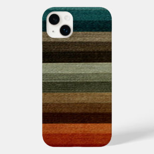 Ouderwetse warme herfst gestreepte patroon, aardet Case-Mate iPhone 14 plus hoesje