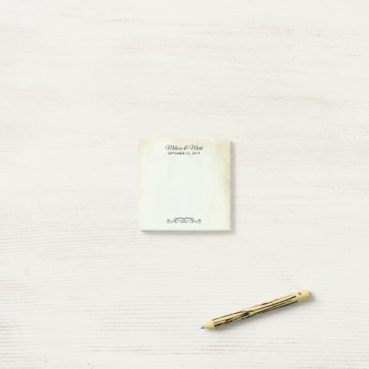  ouderwetse Westerne stijl Post-it® Notes (Op bureau)